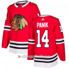 Män Ishockey Chicago Blackhawks Tröja Richard Panik 14 Adidas 2017-2018 Röd Authentic